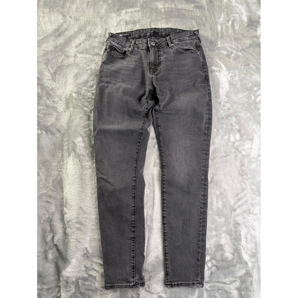 True Religion Jennie Curvy High Rise Skinny Jeans Women 29 Gray Denim